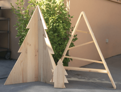 DIY sapin de Noël en bois